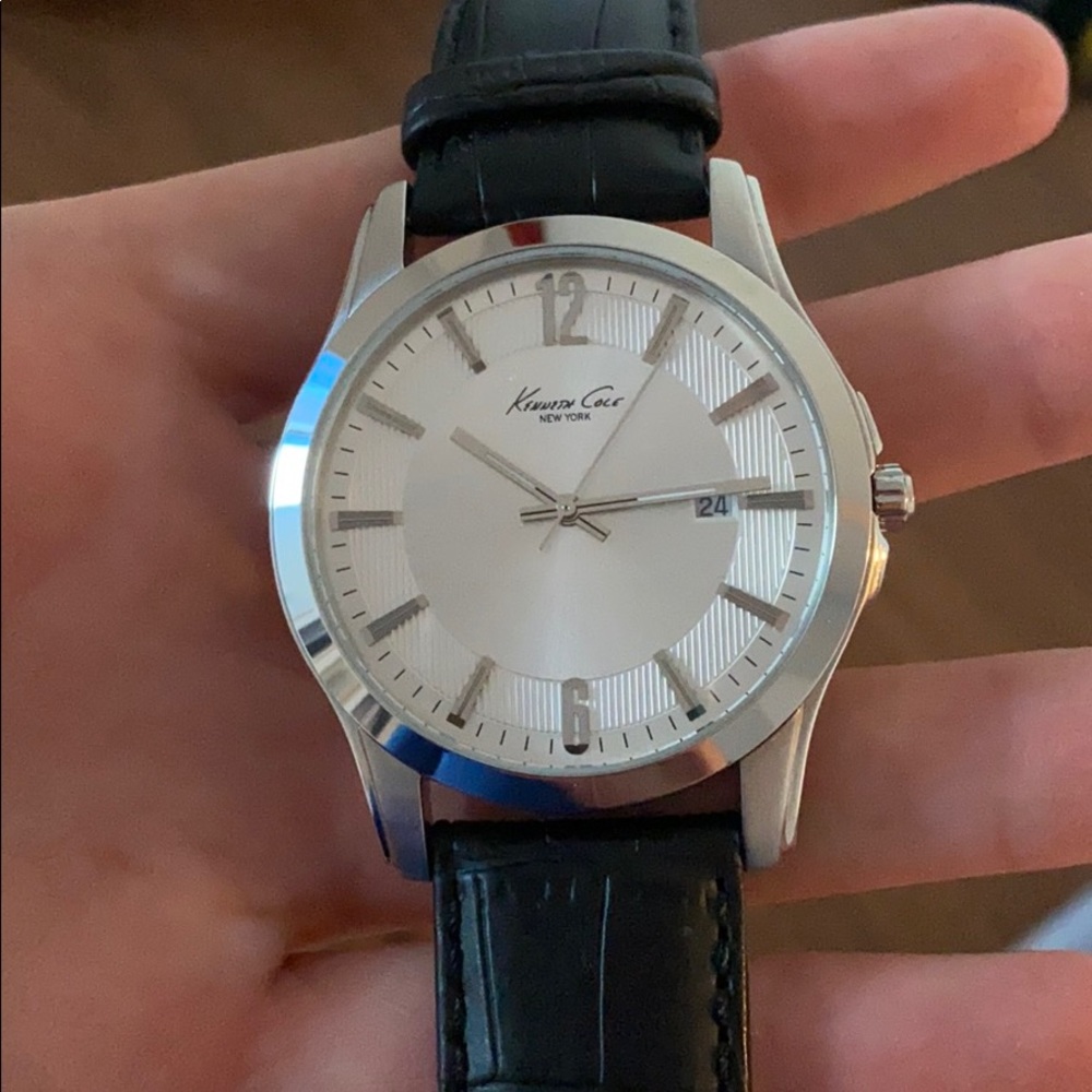 Kenneth Cole leather watch